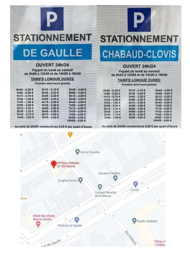 Le Mediterraneen, Face A La Cathedrale - 2D Apartment Reims Ngoại thất bức ảnh